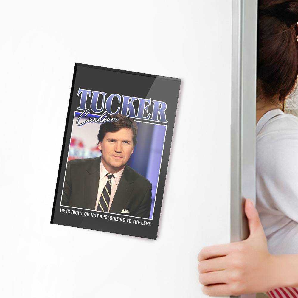 Tucker Carlson Fridge Magnet Tucker Carlson Classic Fridge Magnet