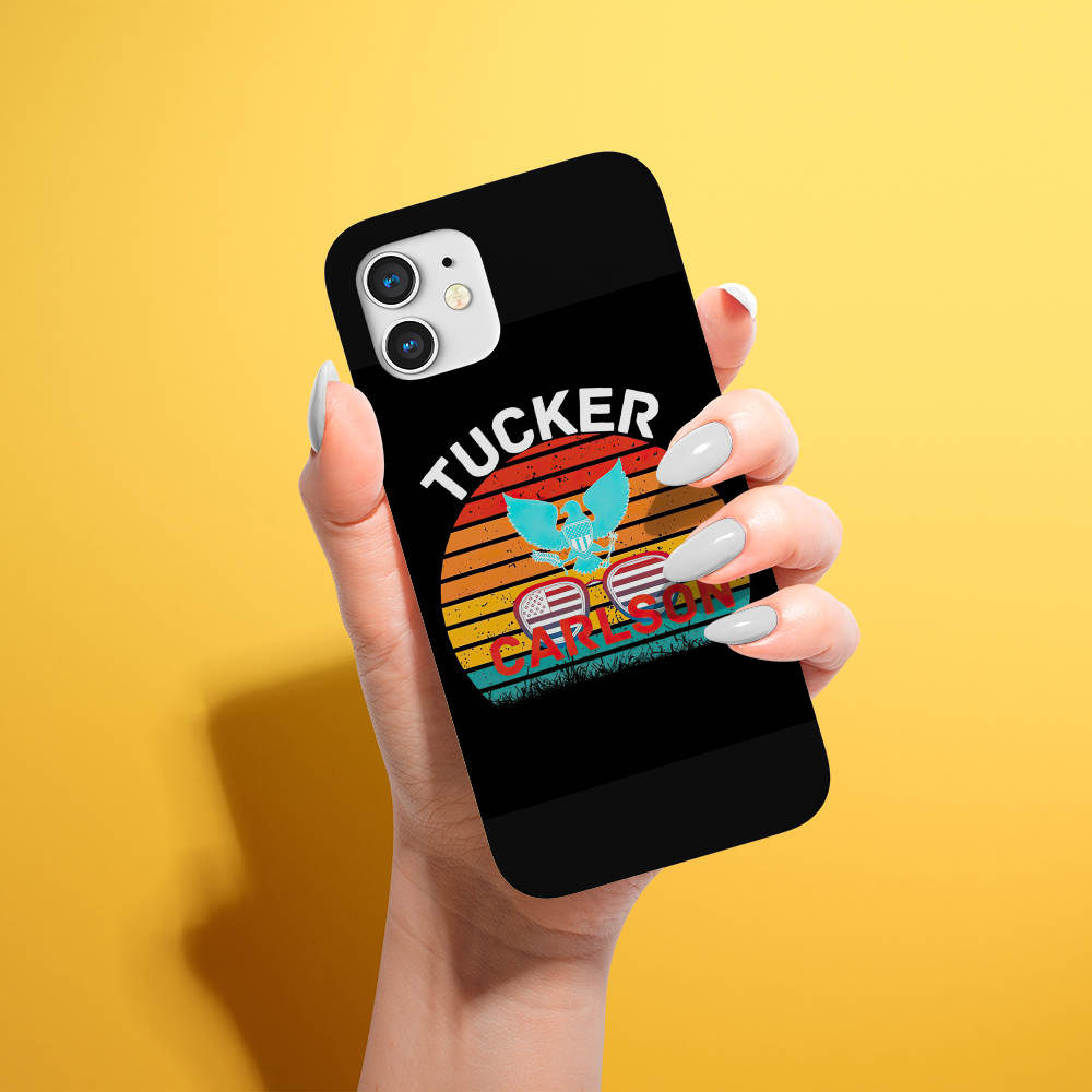 Tucker Carlson Phone Case Tucker Carlson Logo Photo Phone Case