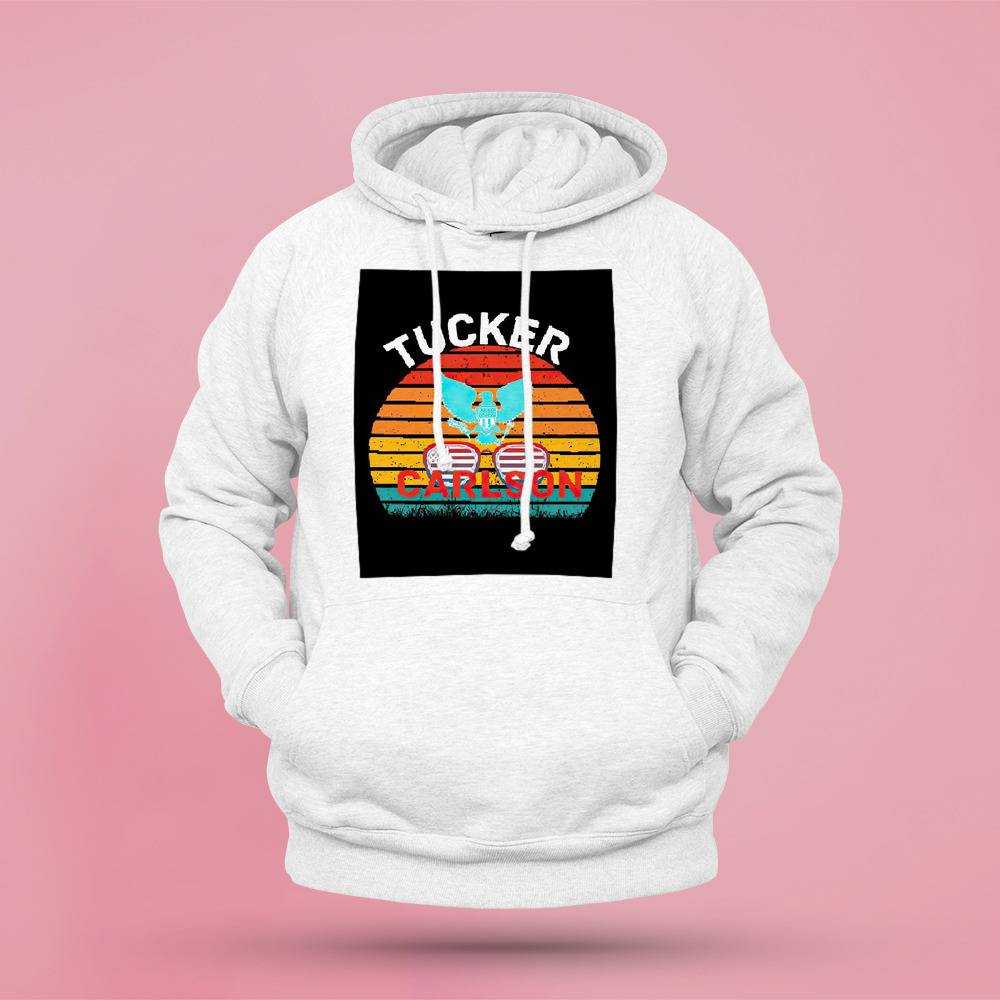 Tucker Carlson Hoodie Classic Celebrity Hoodie Tucker Carlson Logo Photo Hoodie