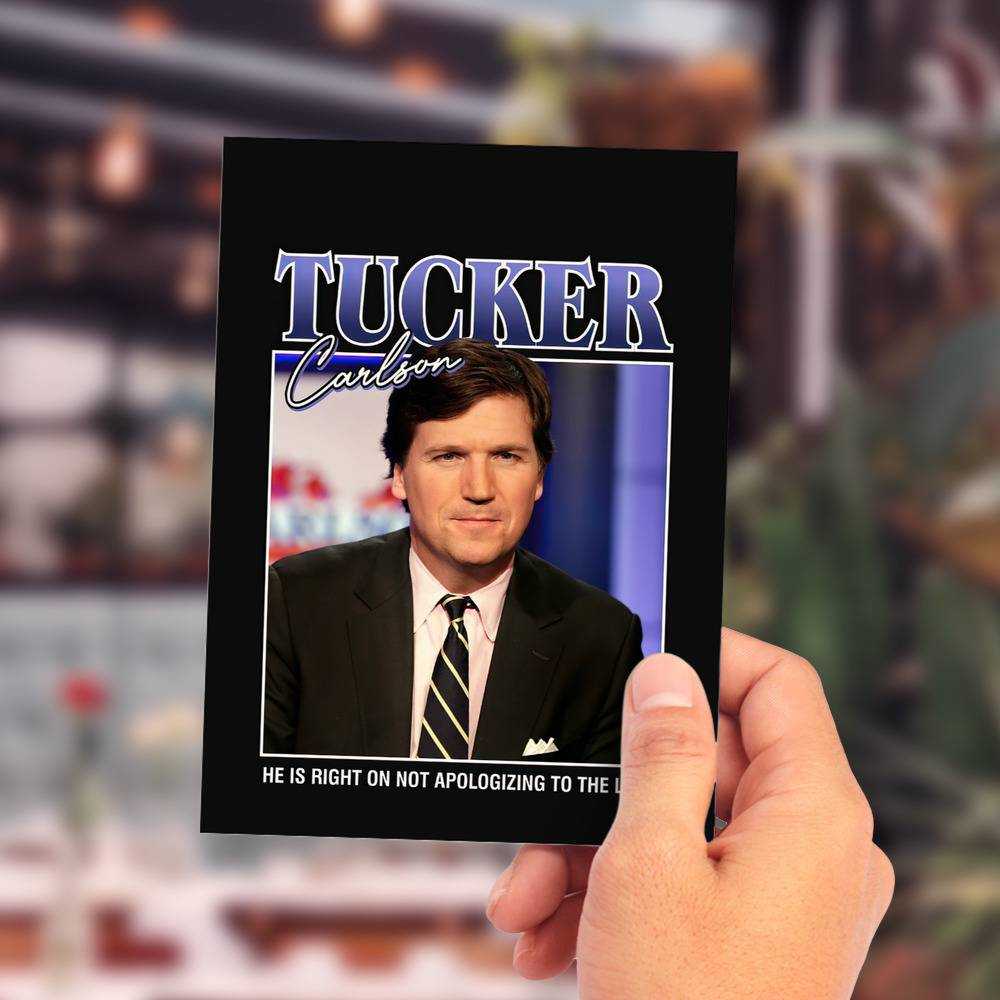 Tucker Carlson Greeting Card Classic Celebrity Greeting Card Tucker Carlson Classic by Tucker Carlson Greeting Card