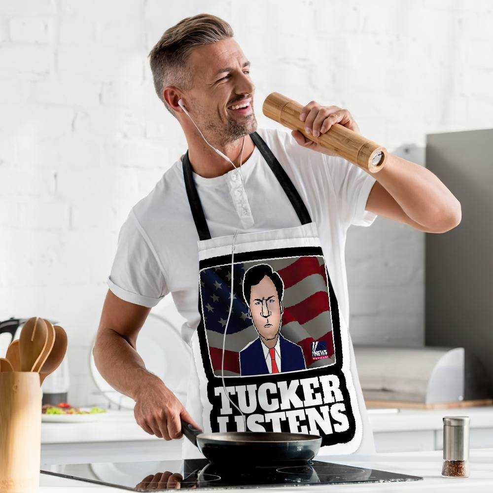 Tucker Carlson Apron Tucker Listens Apron