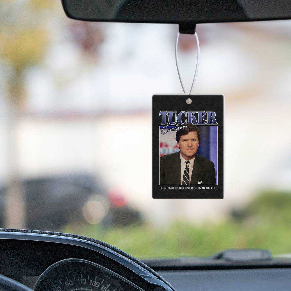 Tucker Carlson Air Freshener Car Hanging Accessoires Gift for Tucker  Carlson Fans