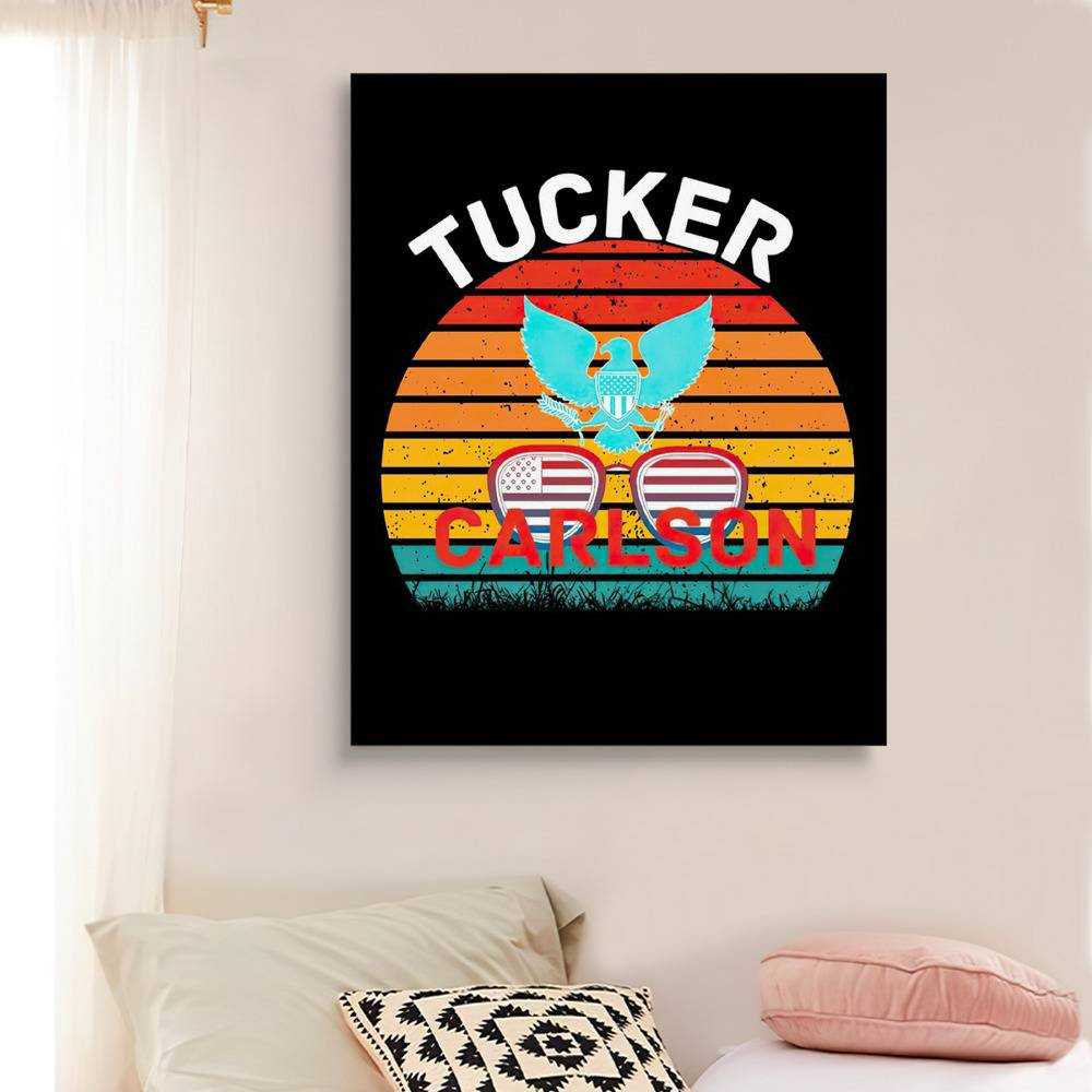 Tucker Carlson Canvas Classic Celebrity Canvas Tucker Carlson Logo Photo by Tucker Carlson Canvas