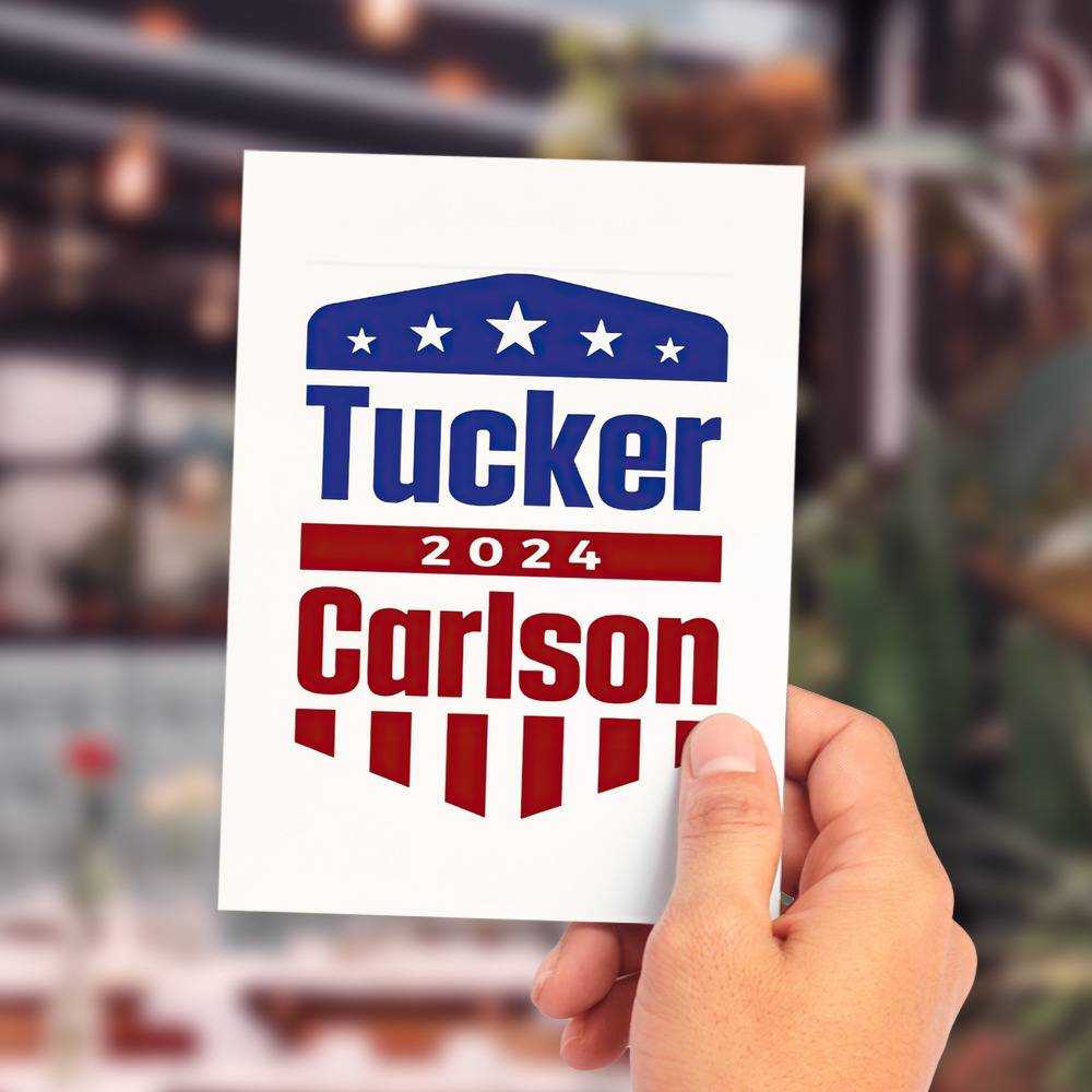 Tucker Carlson Greeting Card Classic Celebrity Greeting Card Tucker Carlson 2024 by Tucker Carlson Greeting Card