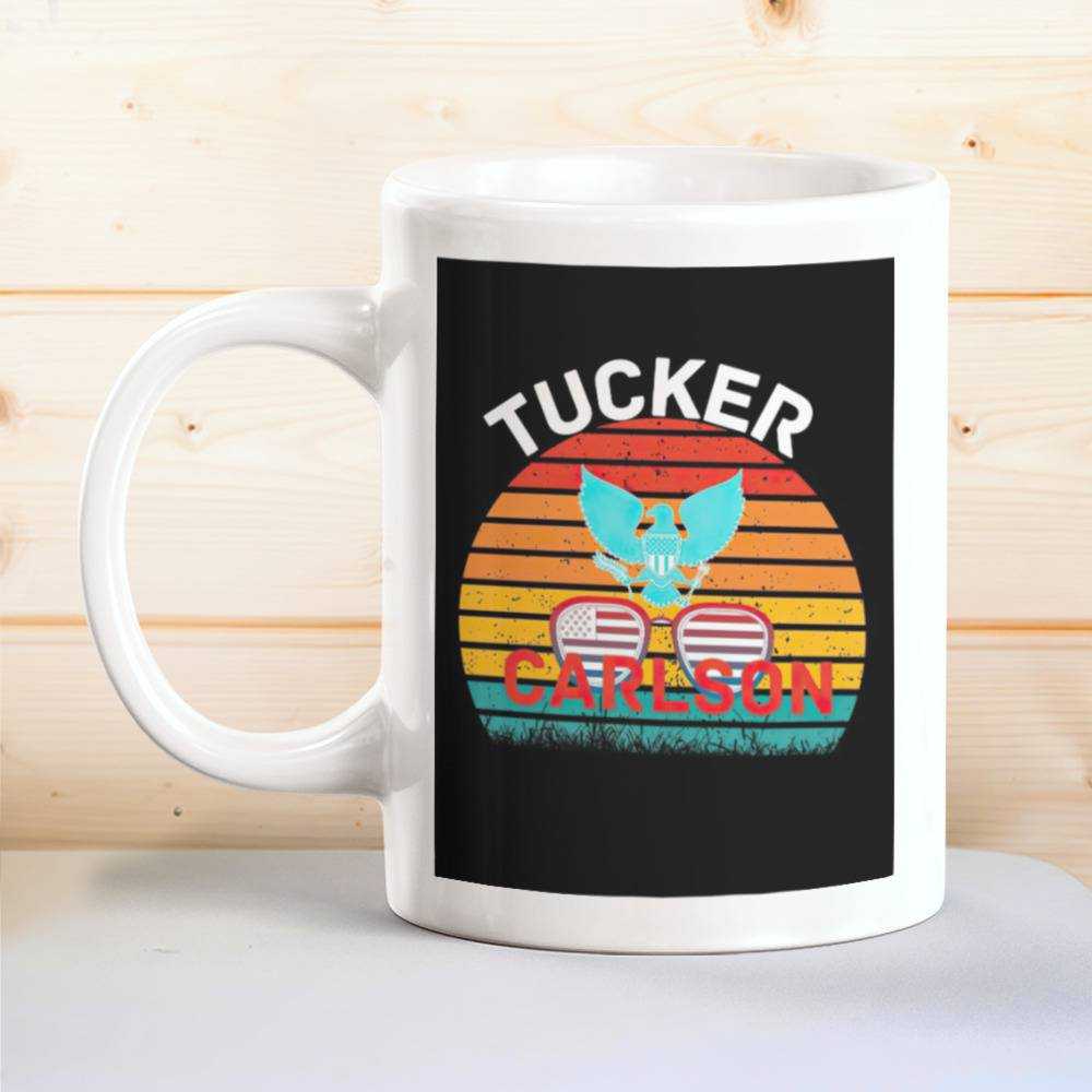 Tucker Carlson Mug Tucker Carlson Logo Photo Mug
