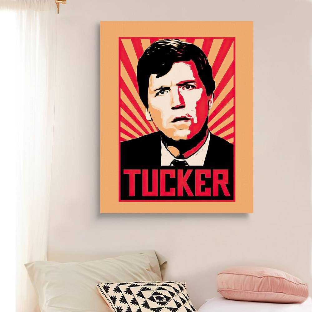 Tucker Carlson Canvas Classic Celebrity Canvas Tucker Carlson Photo by Tucker Carlson Canvas