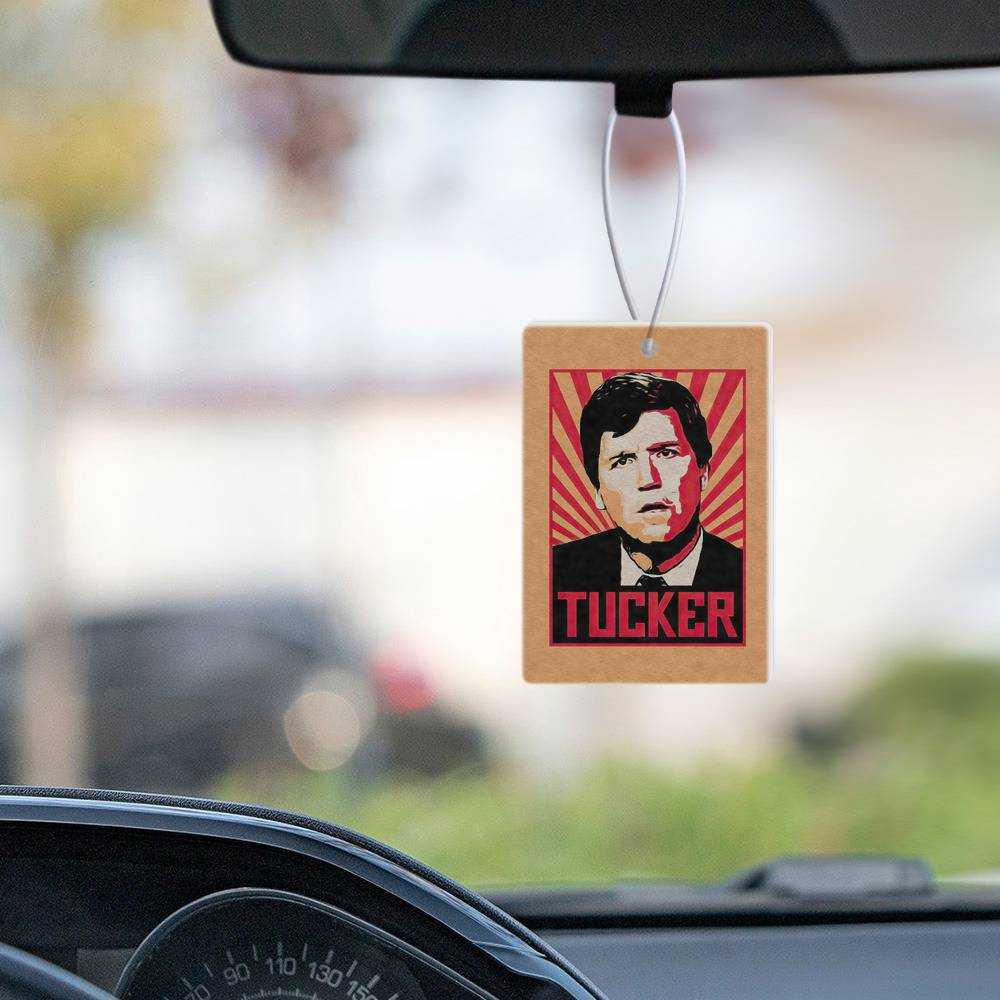 Tucker Carlson Car Air Freshener Car Hanging Accessoires Gifts for Tucker Carlson Fans Tucker Carlson Photo Air Freshener