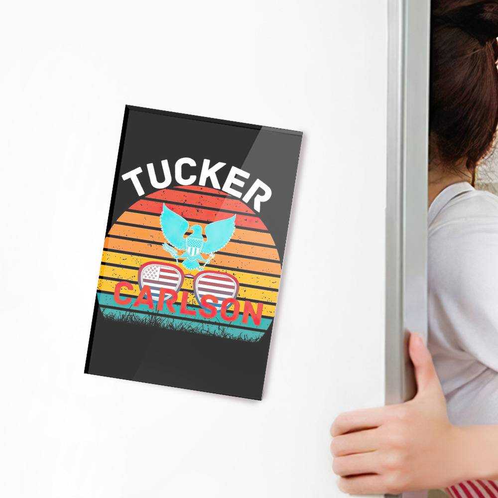 Tucker Carlson Fridge Magnet Tucker Carlson Logo Photo Fridge Magnet