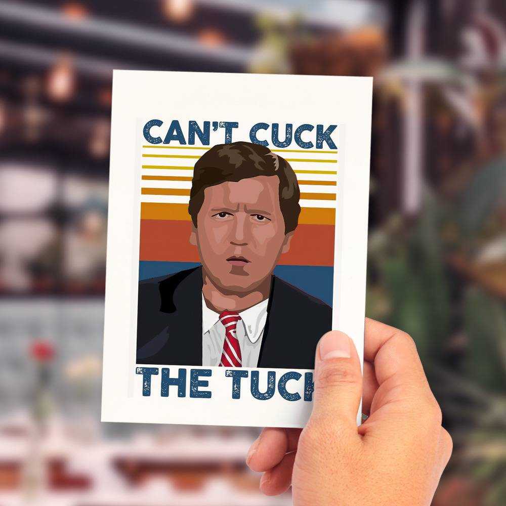 Tucker Carlson Greeting Card Classic Celebrity Greeting Card Can't Cuck The Tuck Photo by Tucker Carlson Greeting Card