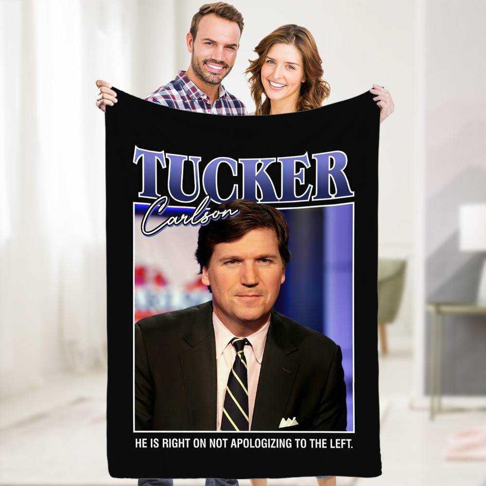 Tucker Carlson Blanket Tucker Carlson Classic Blanket