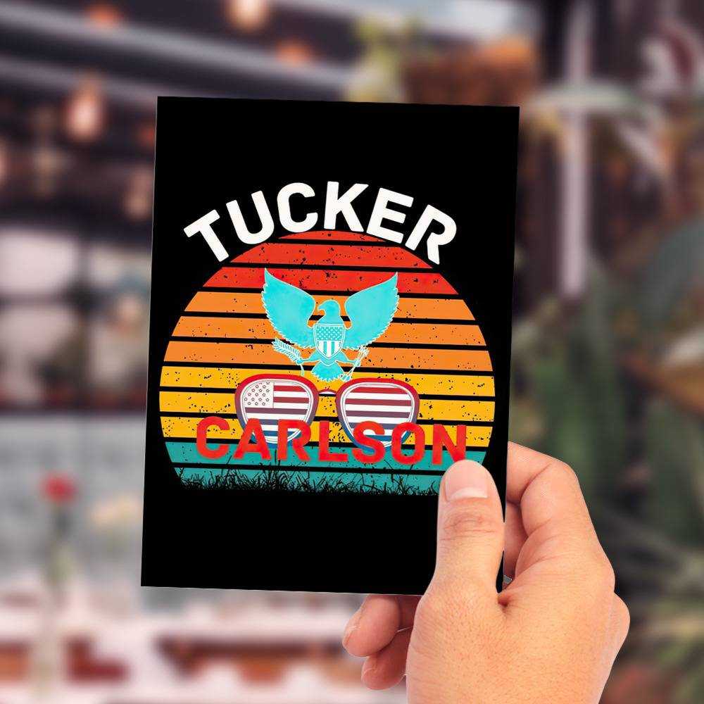 Tucker Carlson Greeting Card Classic Celebrity Greeting Card Tucker Carlson Logo Photo by Tucker Carlson Greeting Card