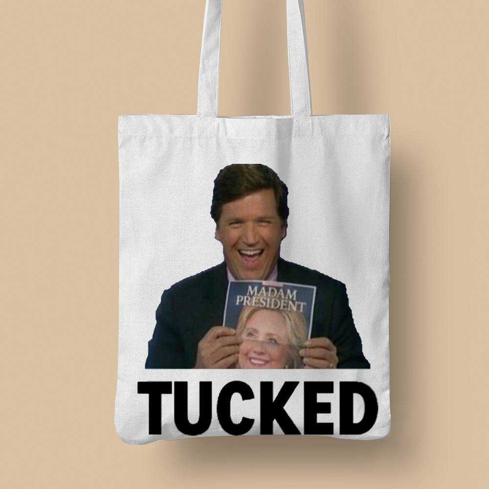 Tucker Carlson Totebag Classic Celebrity Totebag Tucker Carlson Fox News Totebag