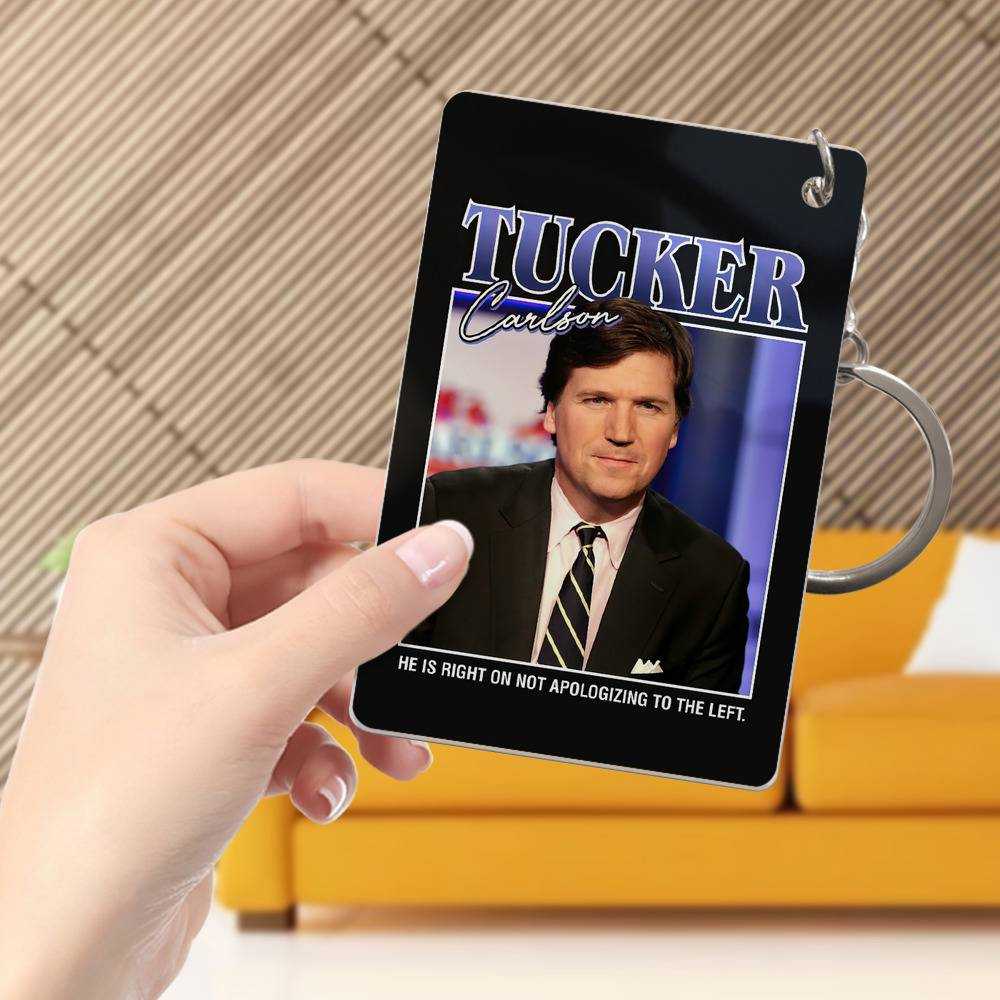 Tucker Carlson Keychain Classic Celebrity Keychain Tucker Carlson Classic by Tucker Carlson Keychain