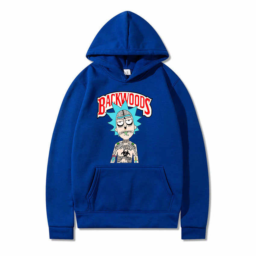 Rick and best sale morty backwoods hoodie