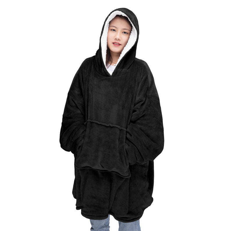 Teddy Fleece, Oversized Blanket Hoodie