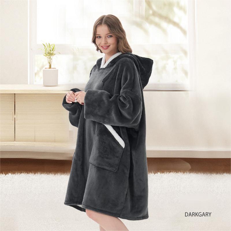 Wearable Blanket Hoodie The Original Sherpa Wearable Blanket Hoodie