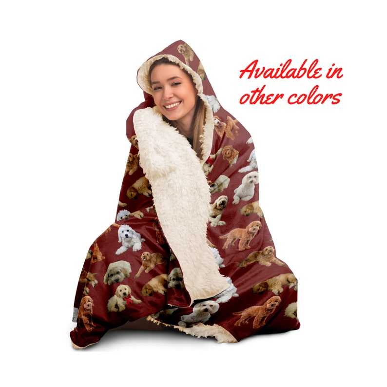 Goldendoodle Blanket Hoodie Goldendoodle Gifts Hooded Blanket for Adults and Youth#1