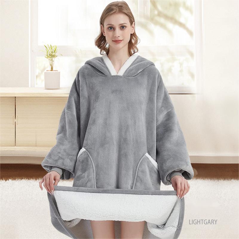 Wearable Blanket Hoodie The Original Sherpa Wearable Blanket Hoodie