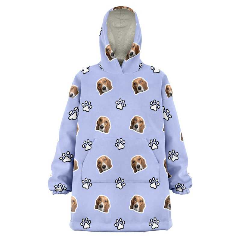 Custom Oversized Sherpa Hoodie Blanket Hoodie Blanket#6
