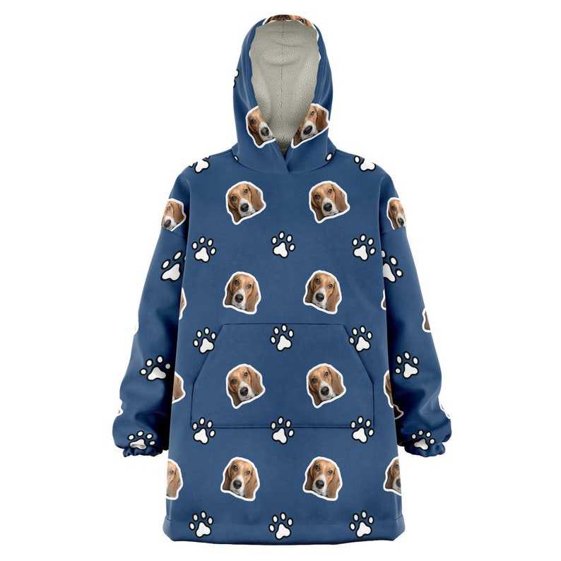 Custom Oversized Sherpa Hoodie Blanket Hoodie Blanket#9