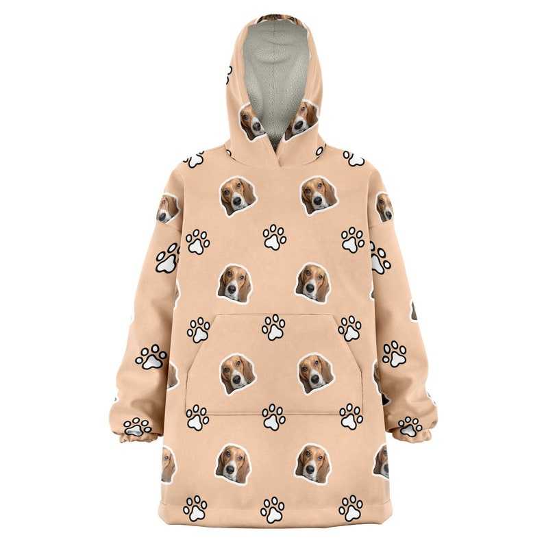 Custom Oversized Sherpa Hoodie Blanket Hoodie Blanket#7