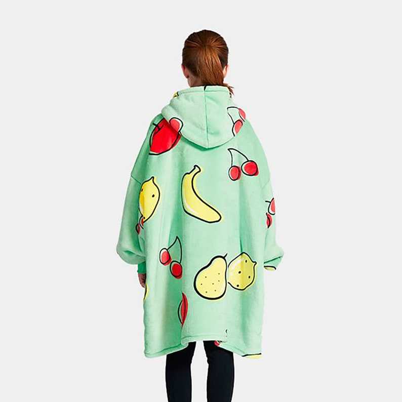 Kids Hooded blanket Fruit Wearable Blanket Hoodie Kids Hoodie Blanket