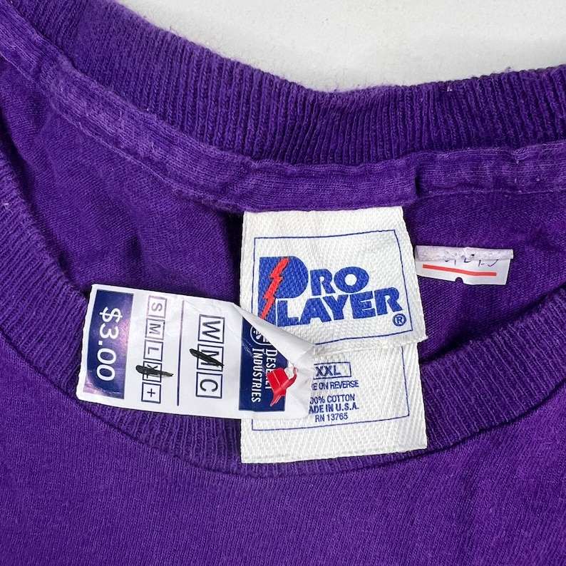 90s Utah Jazz John Stockton Purple T-Shirt