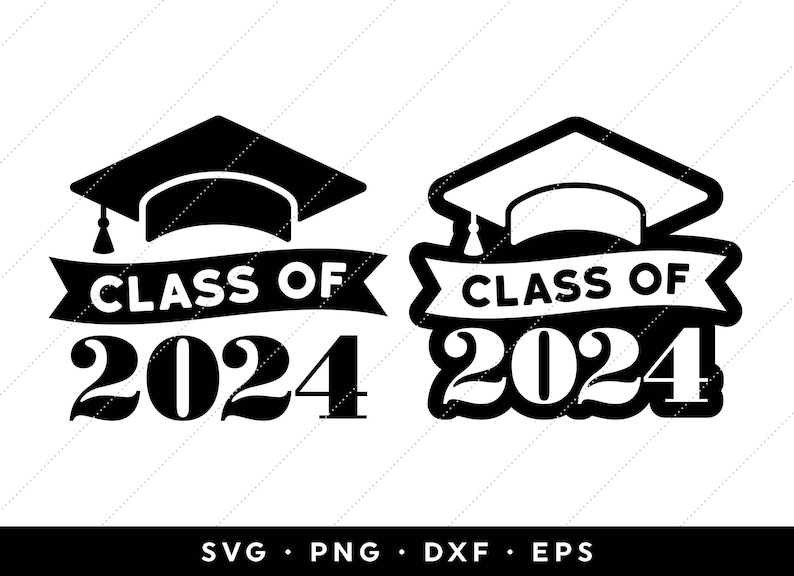 2024 Grad Cap Svg, Class of 2024 SVG Seniors 2024 SVG Graduation