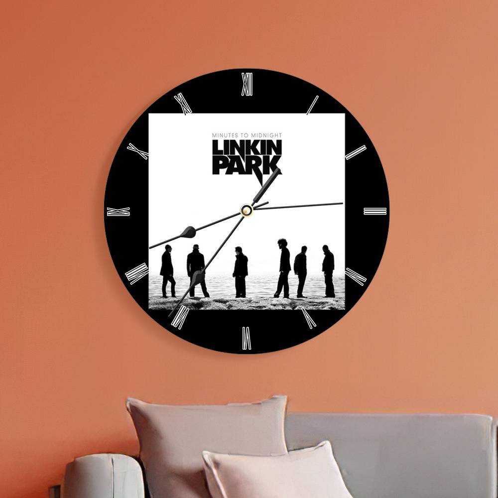 Linkin Park Vinyl Record Wall Clock Gift Idea Art Decorate Home 