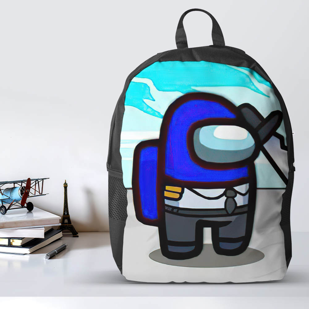 NEW Among Us Bookbag Single-pocket Backpack Sus 1 Imposter Back To