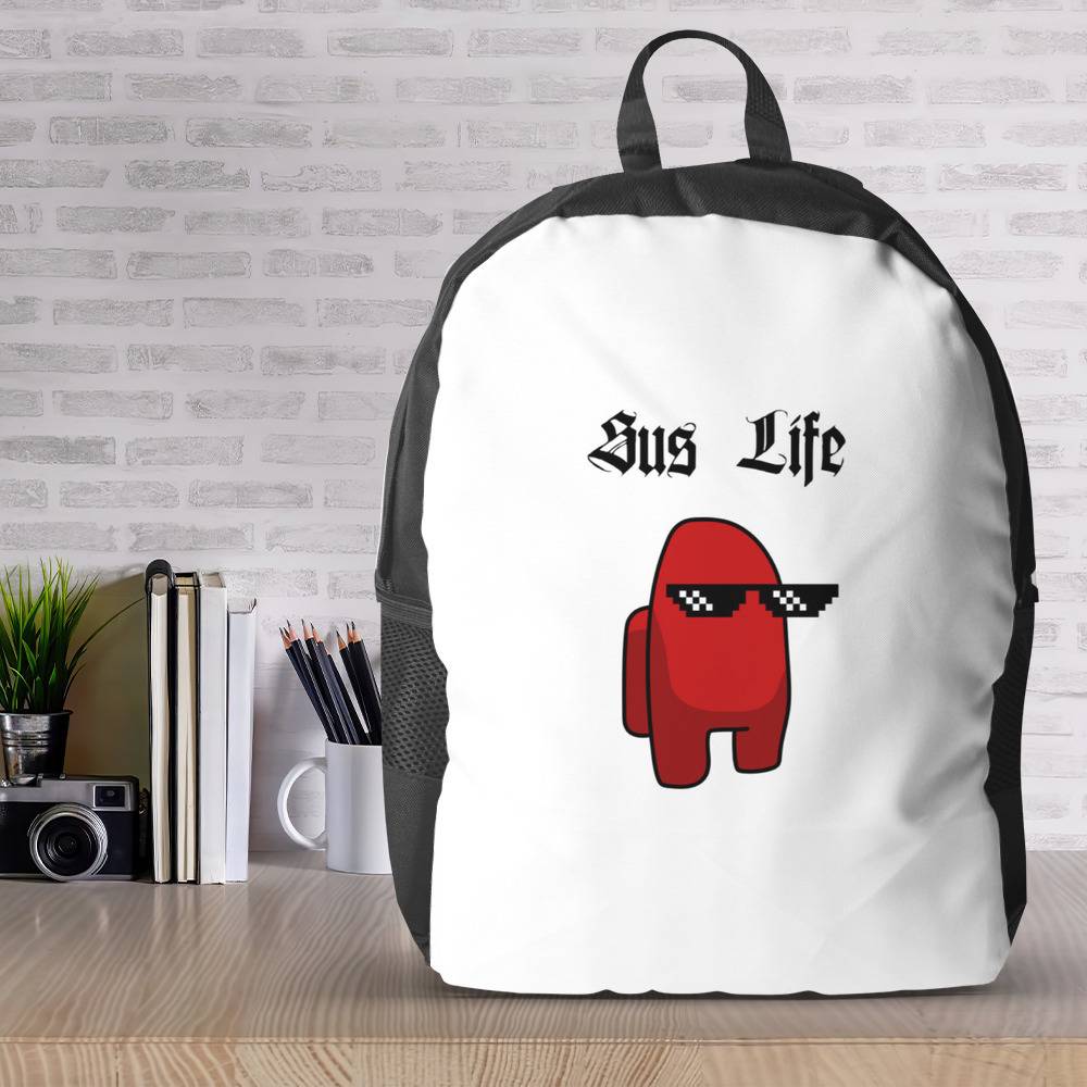 Sus Pattern Design Bagpack School Bags Amogus - AliExpress