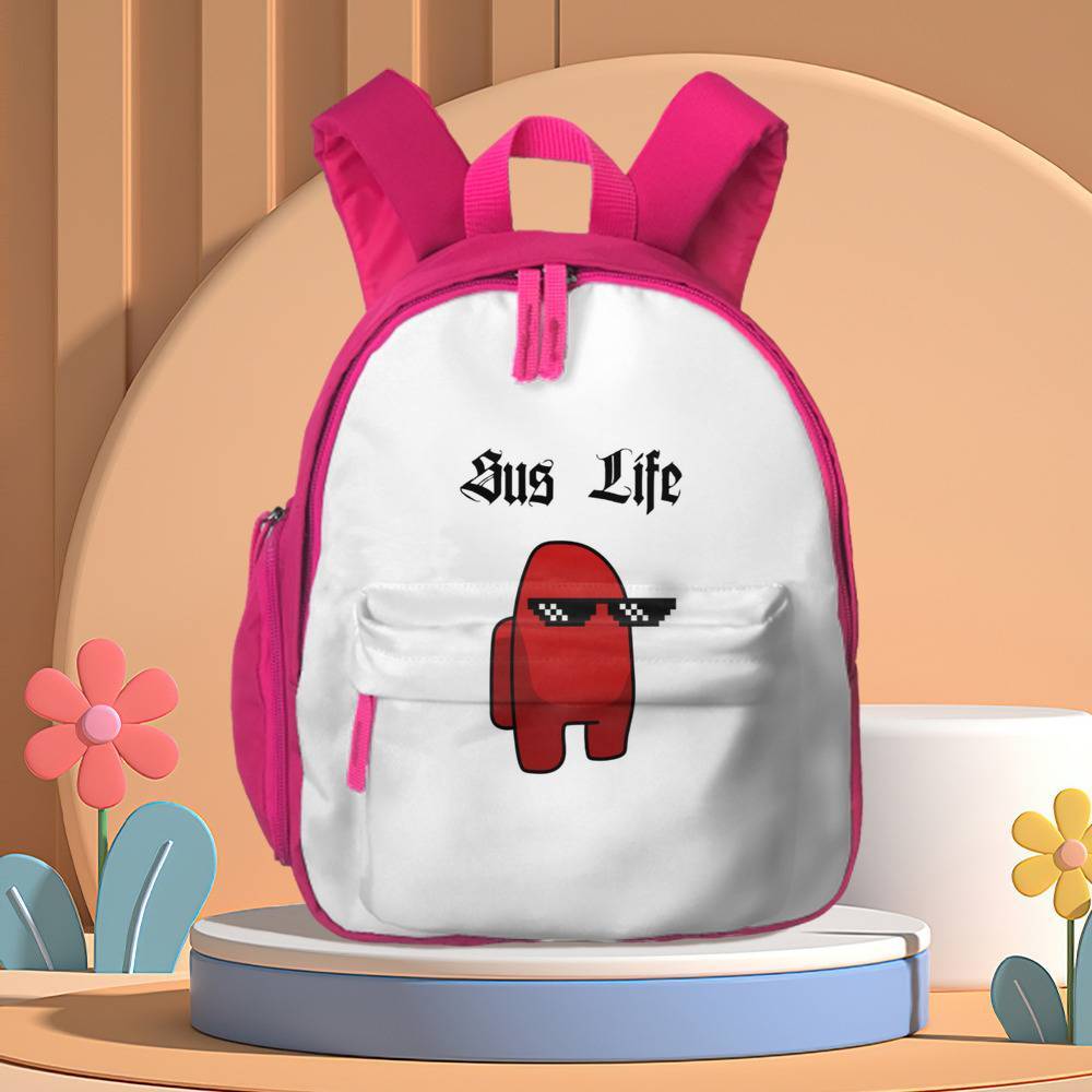 Sus Pattern Design Bagpack School Bags Amogus - AliExpress