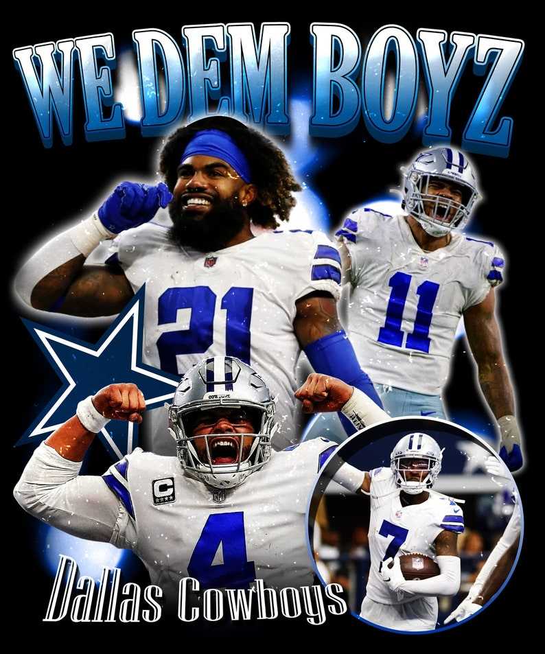 Digital Dallas Cowboys Svg We Dem Boyz T-Shirt Design#1