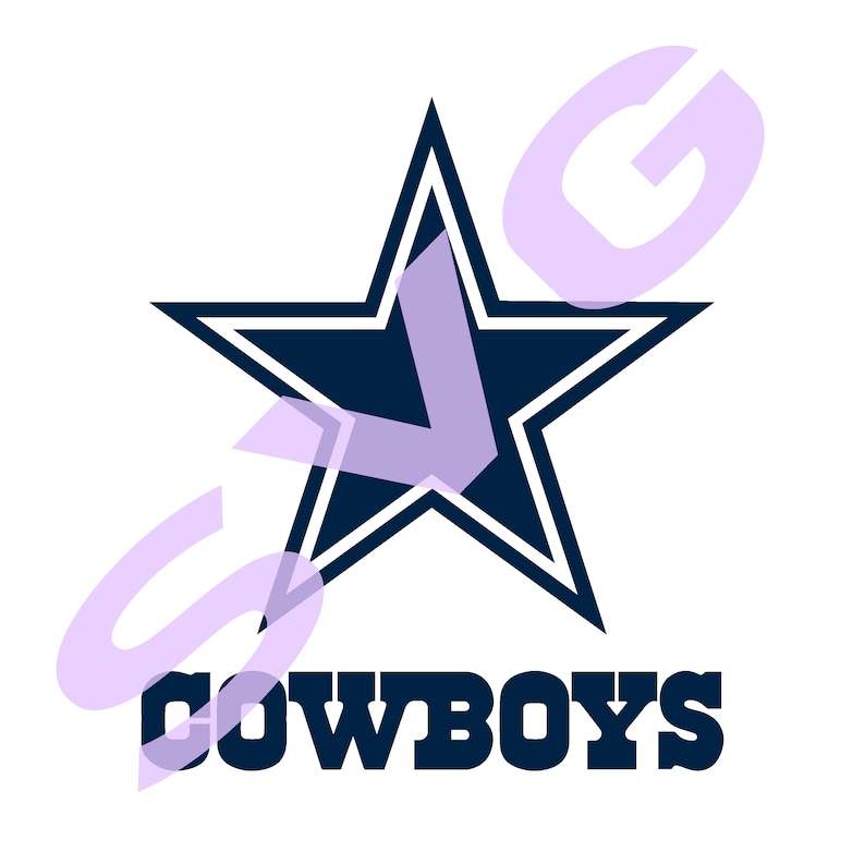 Free Dallas Cowboys Star Logo Svg#1