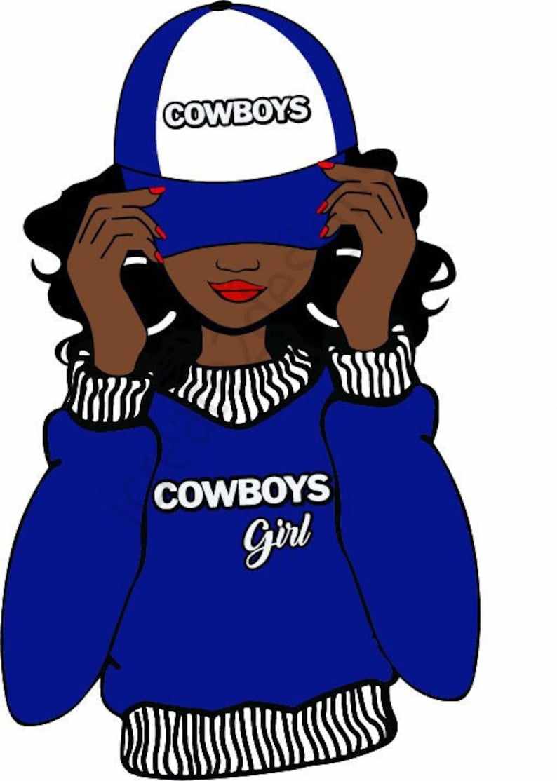 Cowboys Girl Digital SVG File Download#1