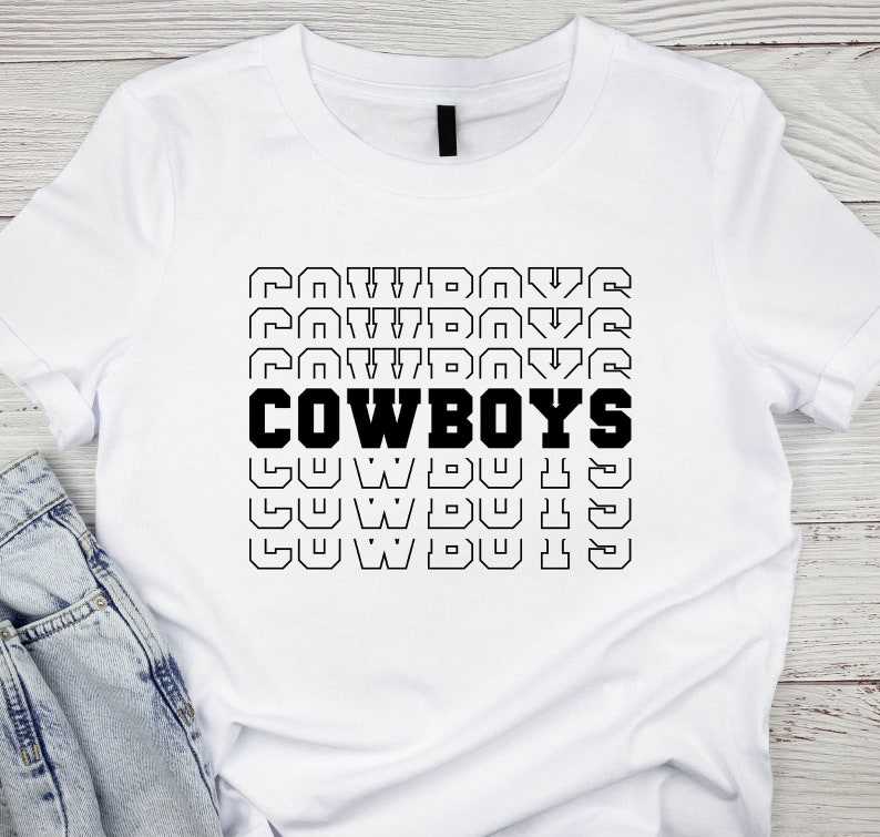 Cowboys Svg Cowboys Mascot Svg Layered Svg#1