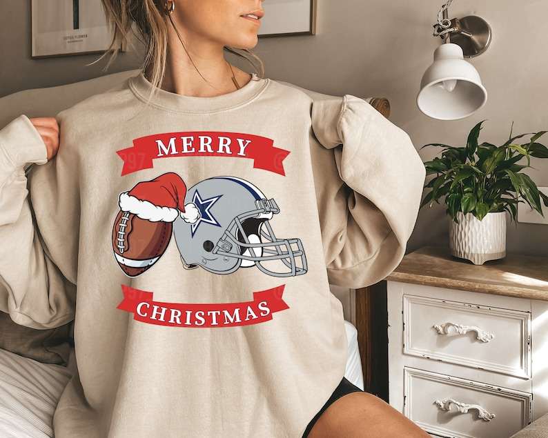 Dallas Cowboys Christmas Shirt Design Cowboys Helmet Svg#1