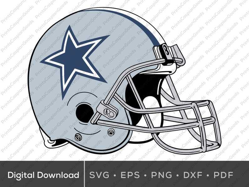 Dallas cowboys helmet sales logo