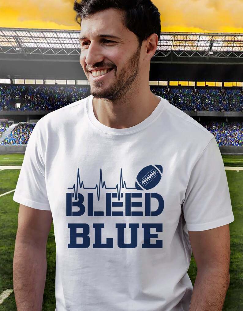 I BLEED Blue SVG Cowboys Bleed Svg Cowboys File For Cricut#1