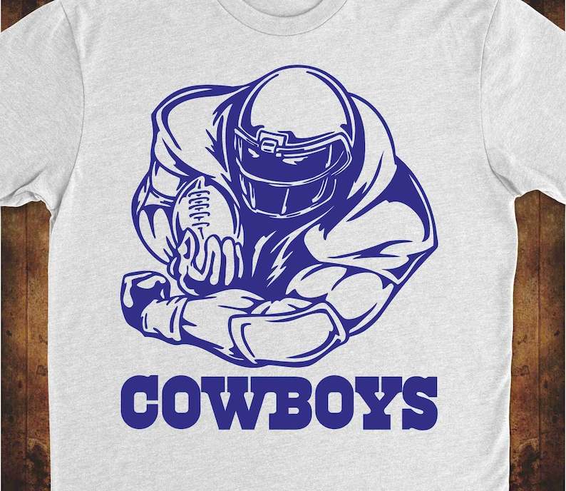 Dallas Cowboys Art T-Shirt by Helo Keti - Pixels