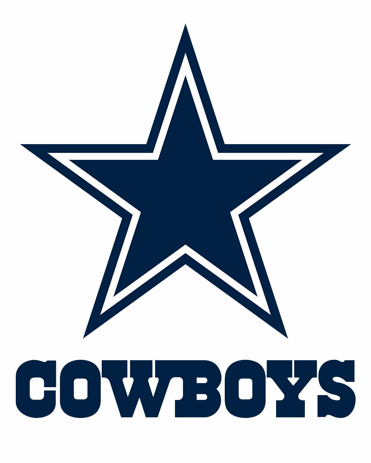 Football Iron On Cowboys Logo Svg#1