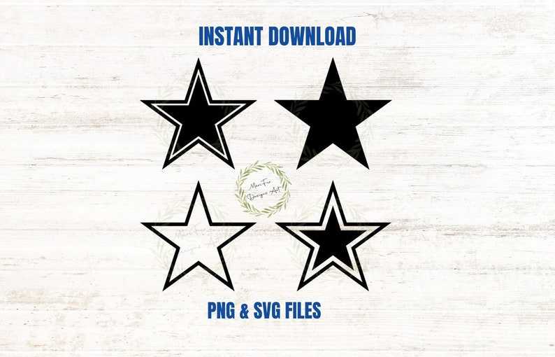 Dallas Cowboys Star Logo SVG Cut File - Free Sports Logo Downloads