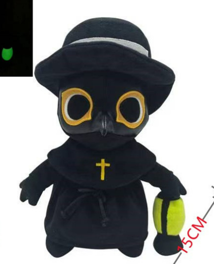 SCP-049 Plague Doctor Soft Plush Toy Gamer Gift 