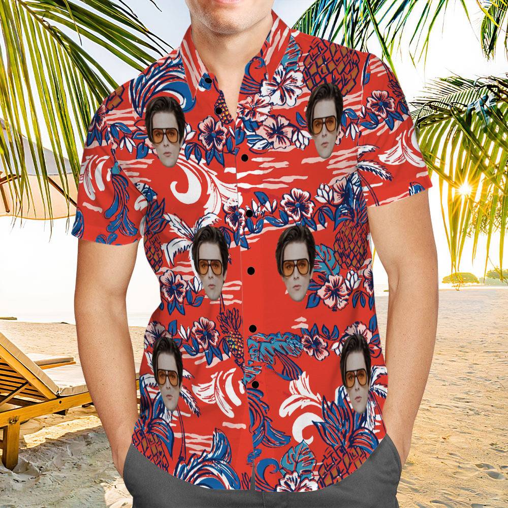 Idkhow Hawaiian Shirt Floral Shirt Classic Photo Pattern Vintage Celebrity Hawaiian Hawaiian Shirt Shirt Custom Hawaiian