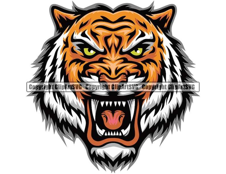 Tiger Mascot - SVG Design Download