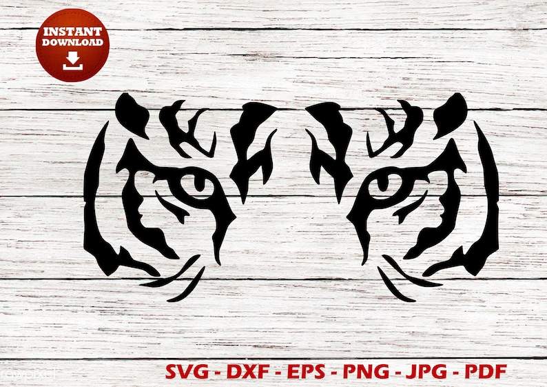 Tribal Eyes Digital Download. SVG PNG and Jpeg (Download Now