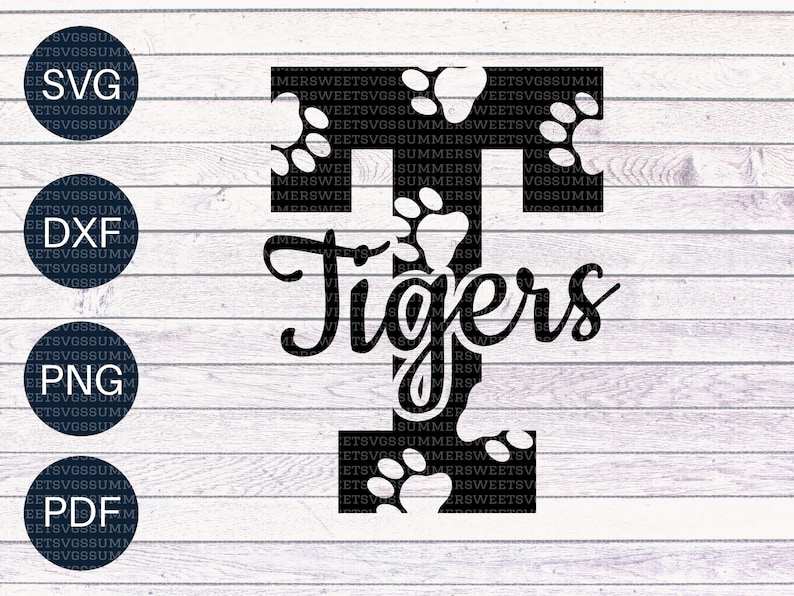 Go Tigers Svg Png Football in My Heart Tigers Paw Svg Tigers 