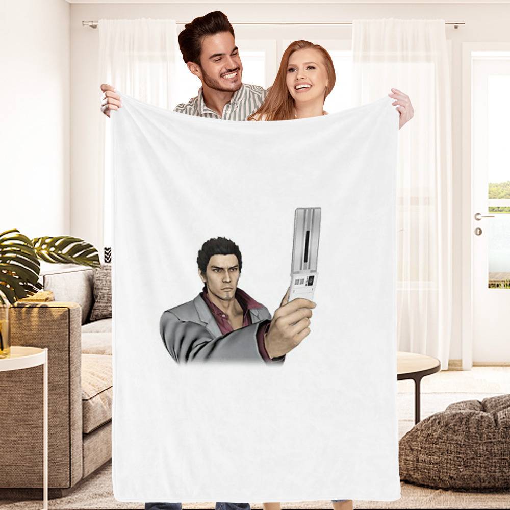 Yakuza Kiryu Gaming Baka Mitai Blanket