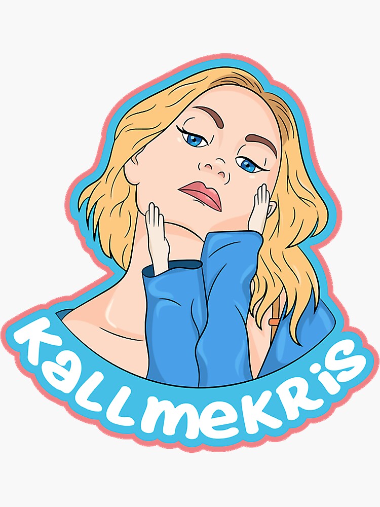 Kallmekris Blue Sticker Kallmekris Sticker Kallmekris Waterproof