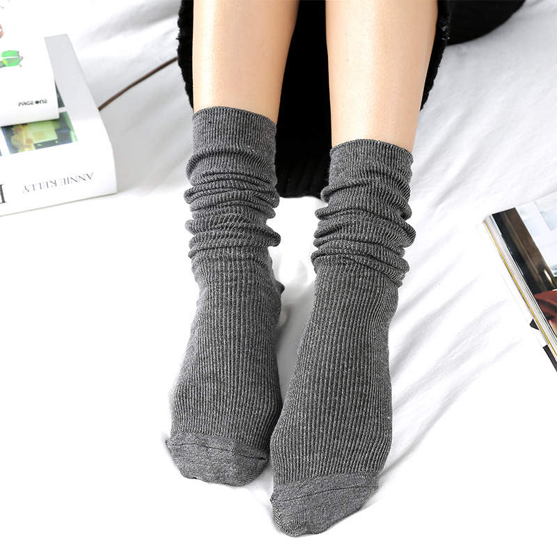 shopatlasgrey Slouch Socks 0-6M / Milk